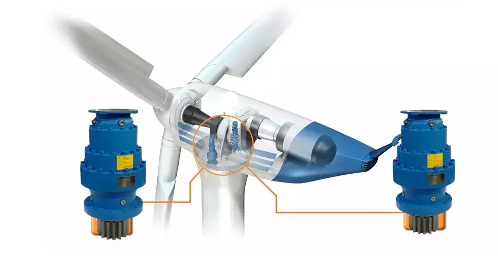 Pitch Drive Planetary Gearbox Reducer For Wind Turbine