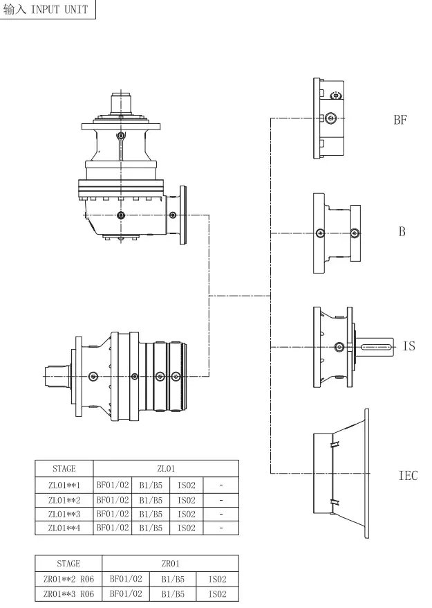 ZL01 Planetary Gearbox Reducer