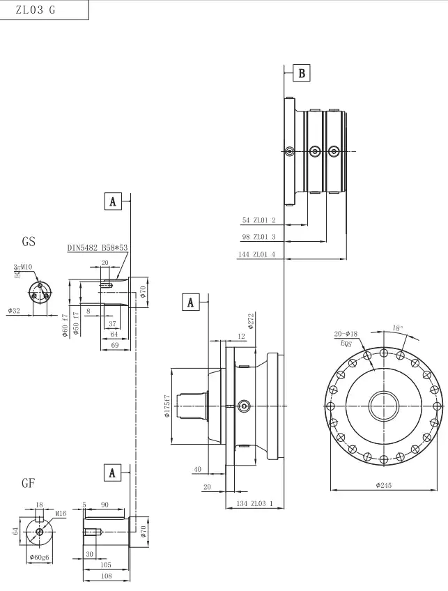 ZL03 Planetary Gearbox Reducer