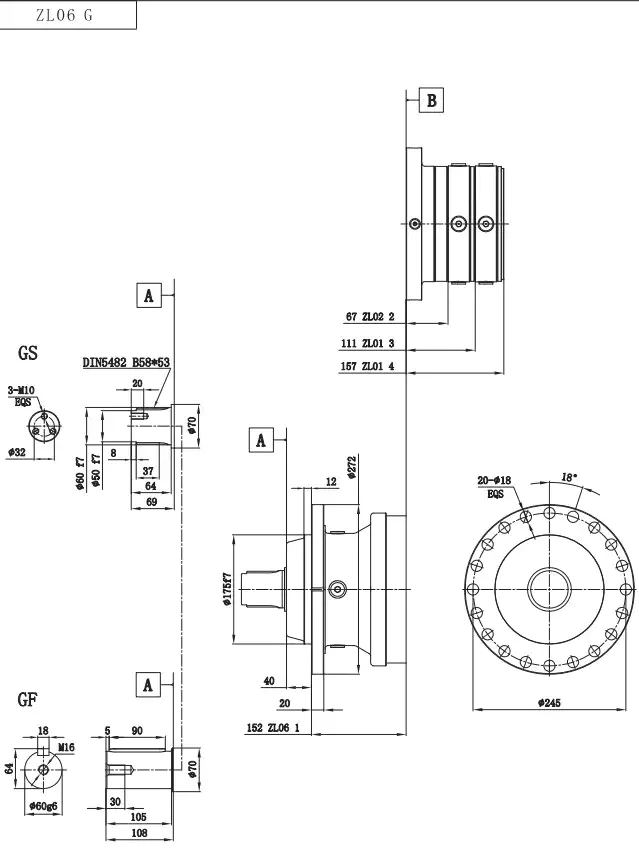ZL06 Planetary Gearbox Reducer