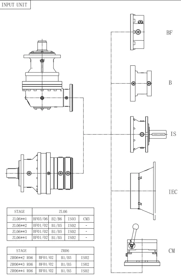 ZR06 Right Angle Planetary Gearbox Reducer