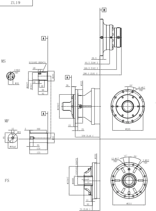 ZL19 Planetary Gearbox Reducer