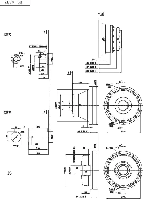 ZL30 Planetary Gearbox Reducer