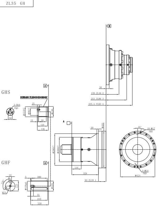 ZL35 Planetary Gearbox Reducer