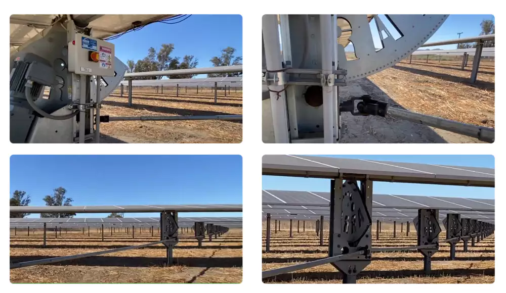 Tracker PTO Drive Shaft for Solar Energy System Rotating Solar Panels