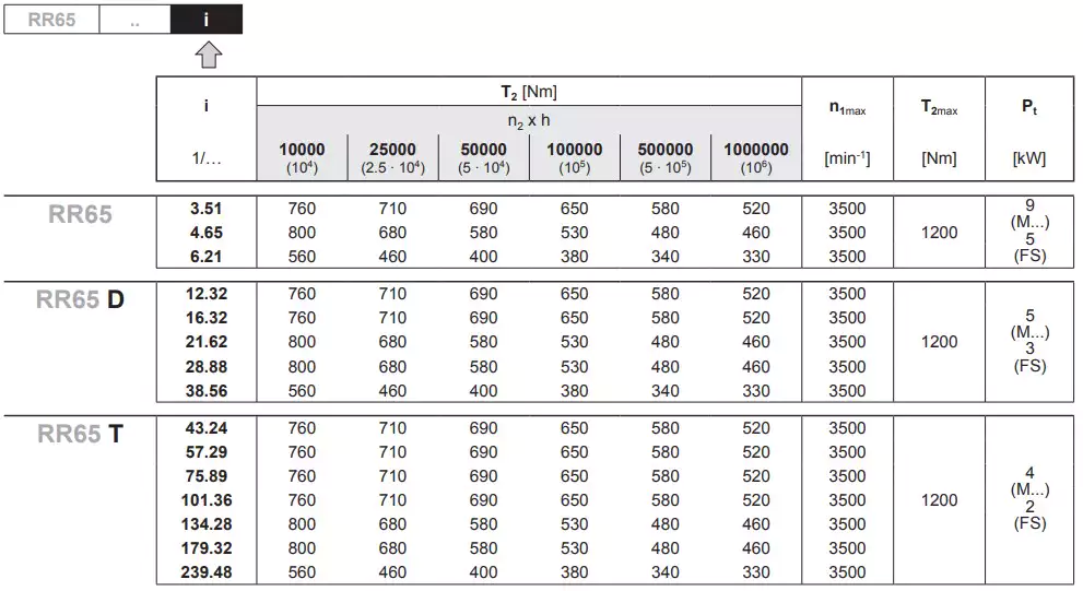 Replacement of Reggiana Riduttori RR65 Replacement Planetary Gearbox Reducer