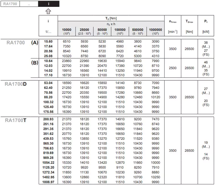 Replacement of Reggiana Riduttori RA1700 Replacement Planetary Gearbox Reducer