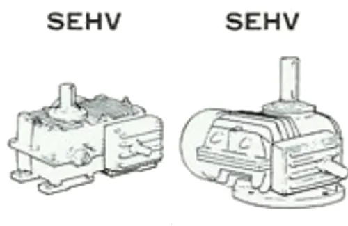 Worm Gear Reducer-Replacement of Mitsubishi Heavy Worm Gear Unit SEHV Series Base Mounting Double Stage Reducer with Helical Gear SEHV200L(R)-200
