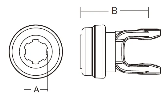 1 Series PTO Shaft - Replacement of Bondioli & Pavesi PTO Shaft