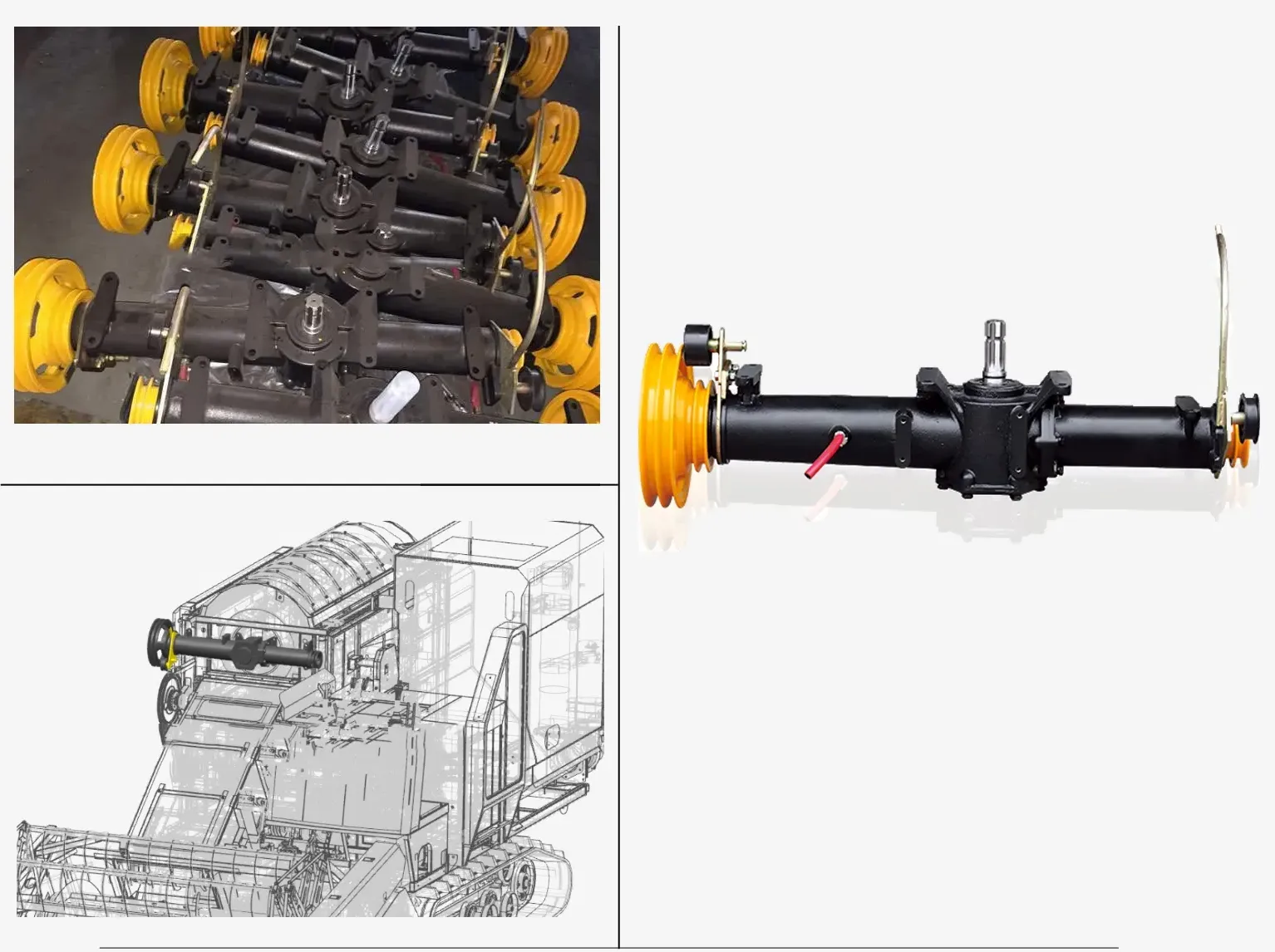 Agricultural Grain Harvester Reversing Gearbox for Grain Harvesting