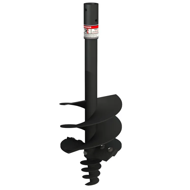 12 Inch Compact Post Hole Auger for Tractor 3 Point Post Hole Diggers with 2" Round Shaft