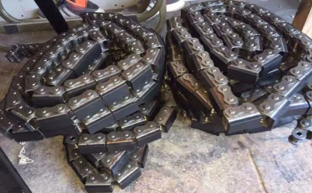 12B-G1 Rubber Top Roller Chain