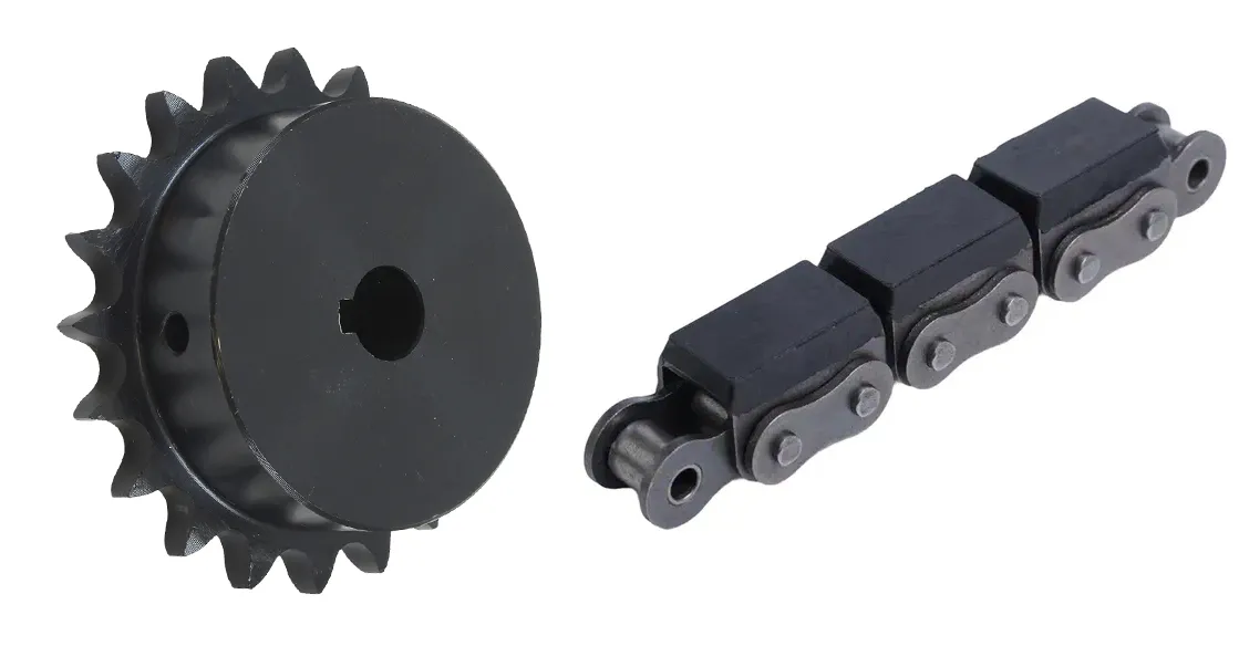 12B-G1 Rubber Top Roller Chain