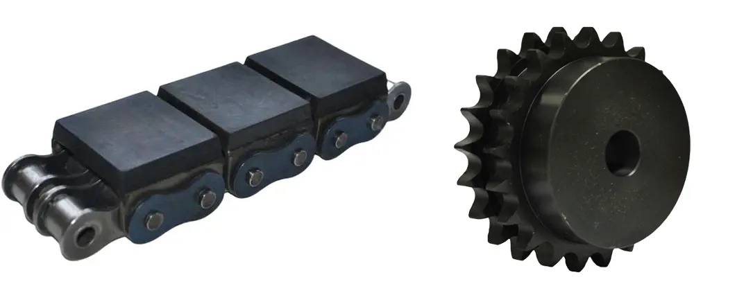 12B-G2 Rubber Top Roller Chain