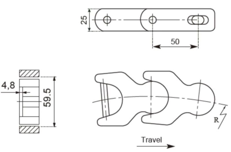 Plastic Multiflex Chain Replacement Of System Plast 1702