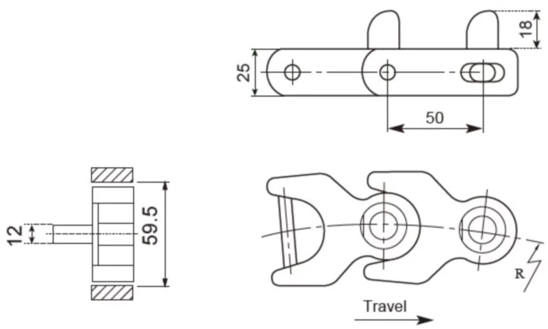 Plastic Multiflex Chain Replacement Of System Plast 1702M