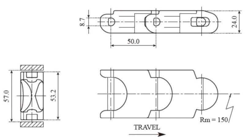 Plastic Multiflex Chain Replacement Of System Plast 1706