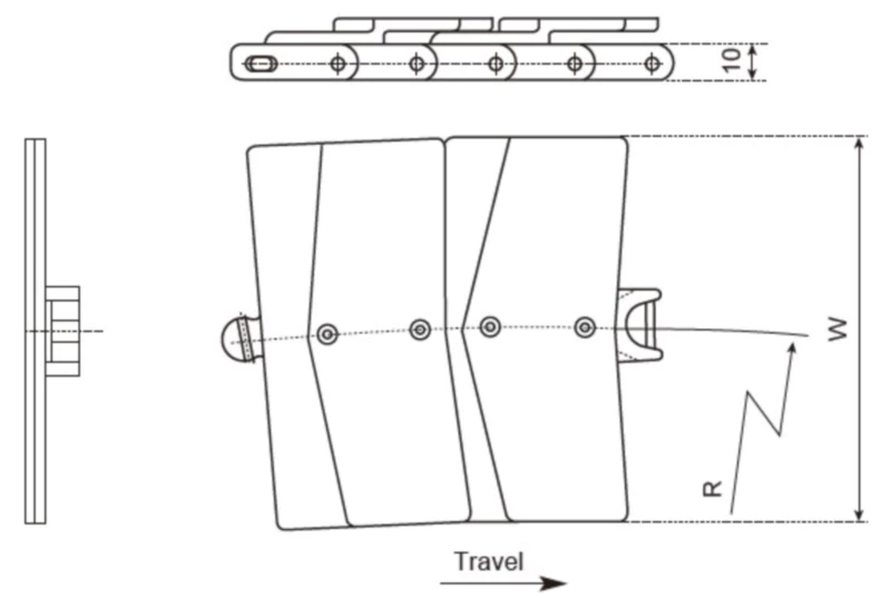 Plastic Multiflex Chain Replacement Of System Plast 1713 - K1575