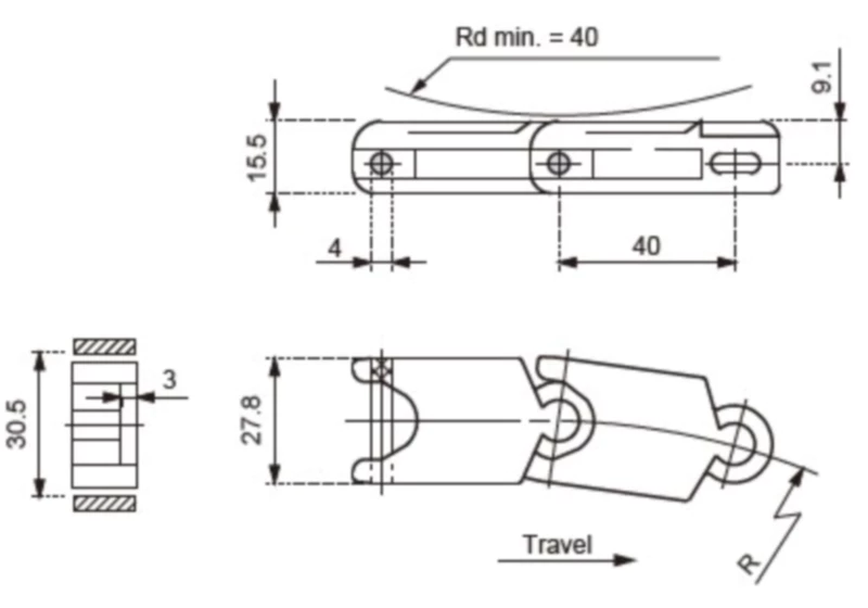 Plastic Multiflex Chain Replacement Of System Plast 1755