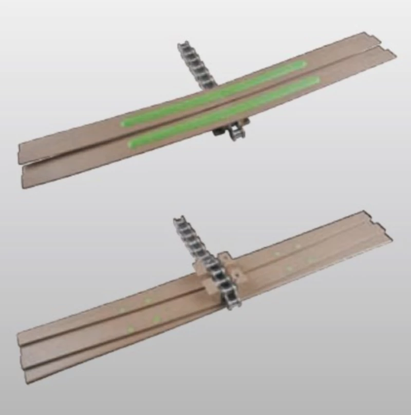 Plastic Conveyor Chains With Base Roller Chains Replacement Of System Plast LF1873-K2400G