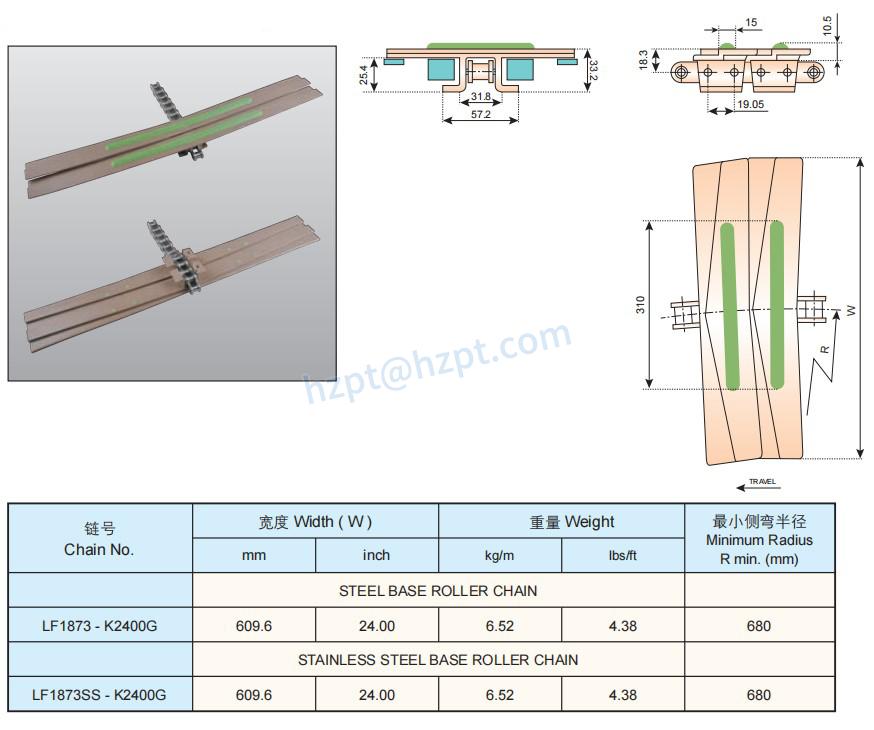 Plastic Conveyor Chains with Base Roller Chains