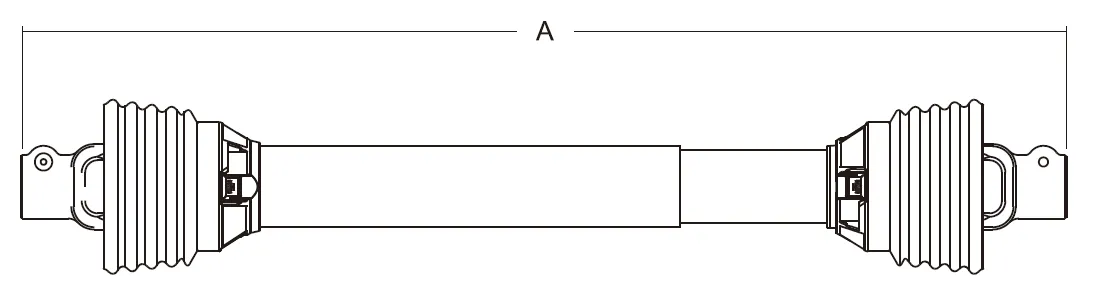 2 Series PTO Shaft - Replacement of Bondioli & Pavesi PTO Shaft