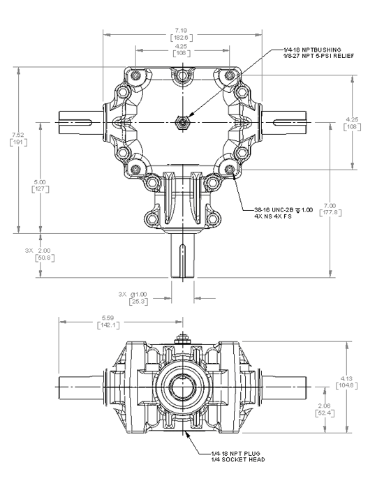 Gearbox for Agricultural Machinery 200 Series