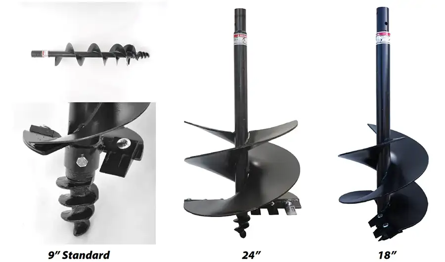 24 Inch Heavy Duty Post Hole Auger for Post Hole Digger