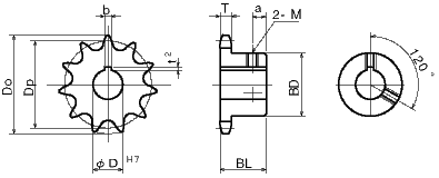 FBN Standard Sprockets FBN 120B