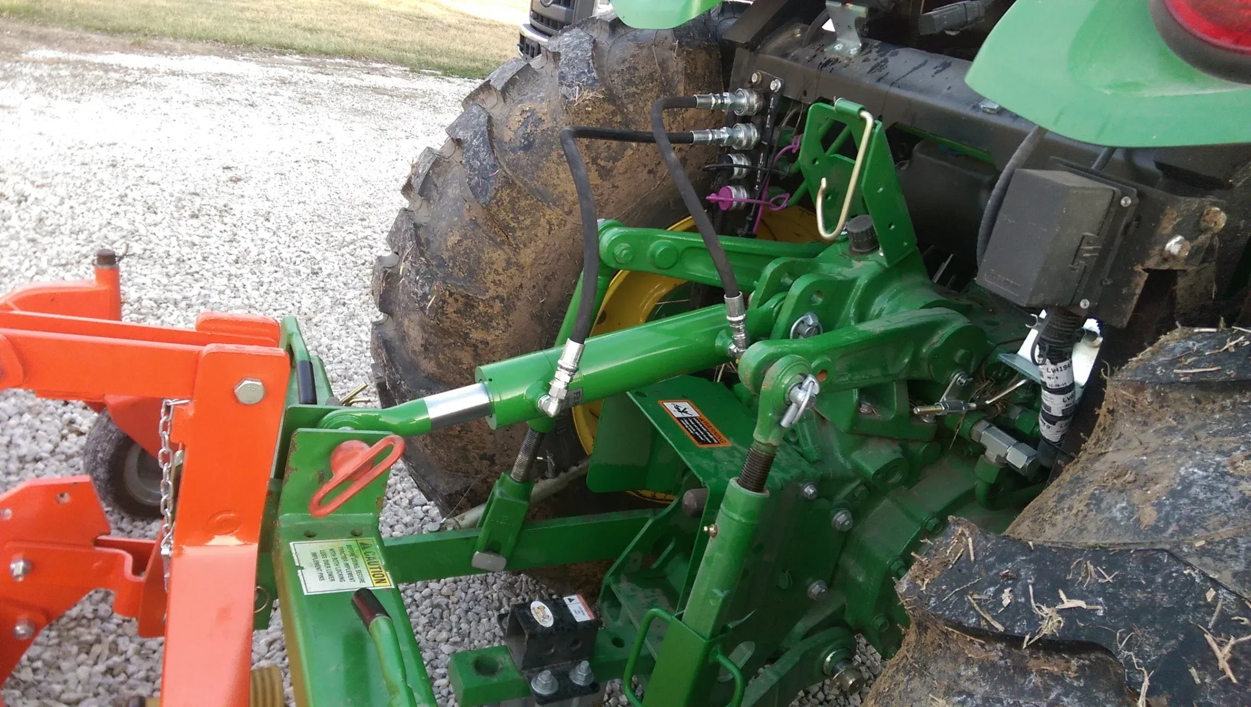 Cat 3/3 Hydraulic Top Link 650-876mm for John Deere 6090 6095 6100 6105 Tractor