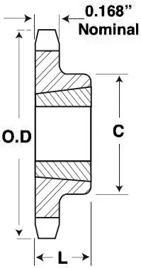 #35 Taper Bushed Roller Chain Sprocket