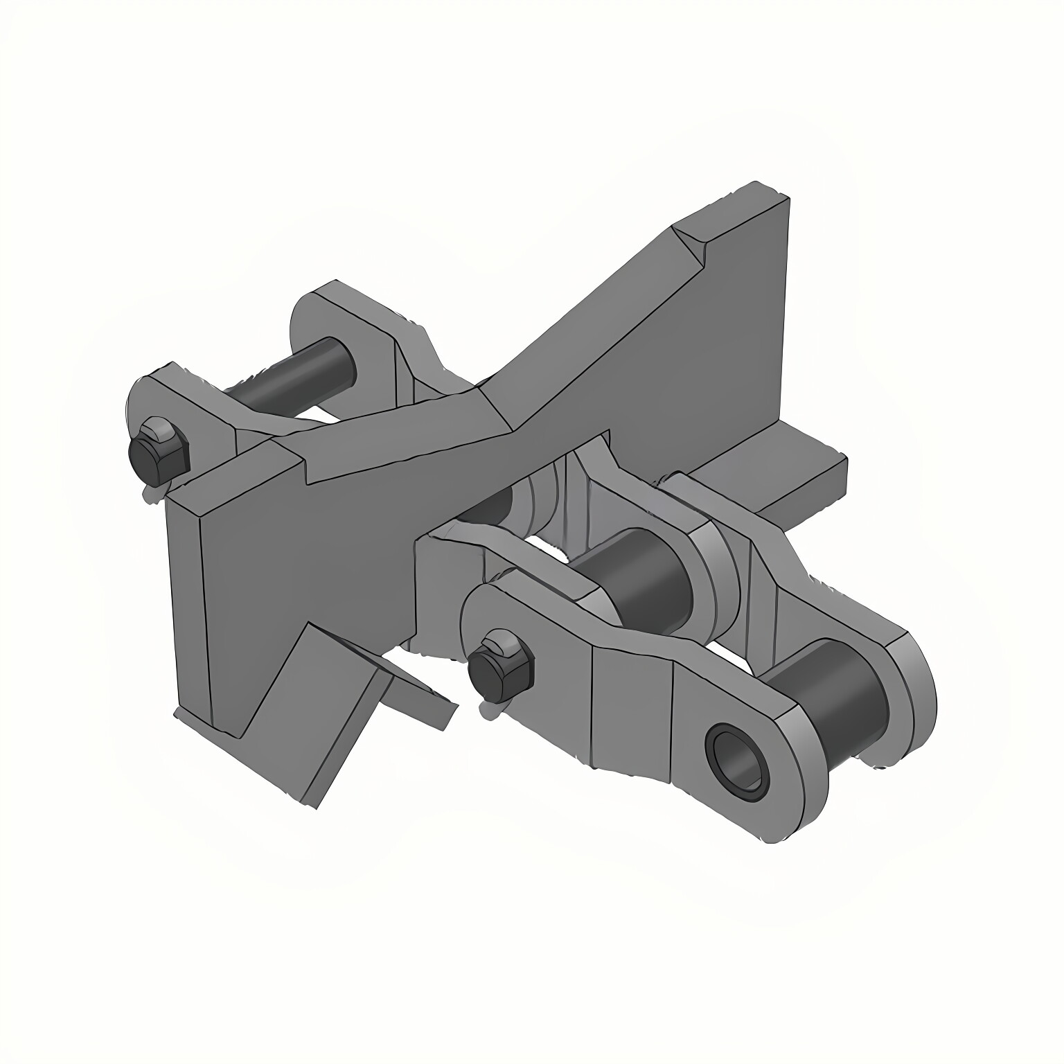 WH132 Welded Steel Mill Chain with A11 Cradle attachment