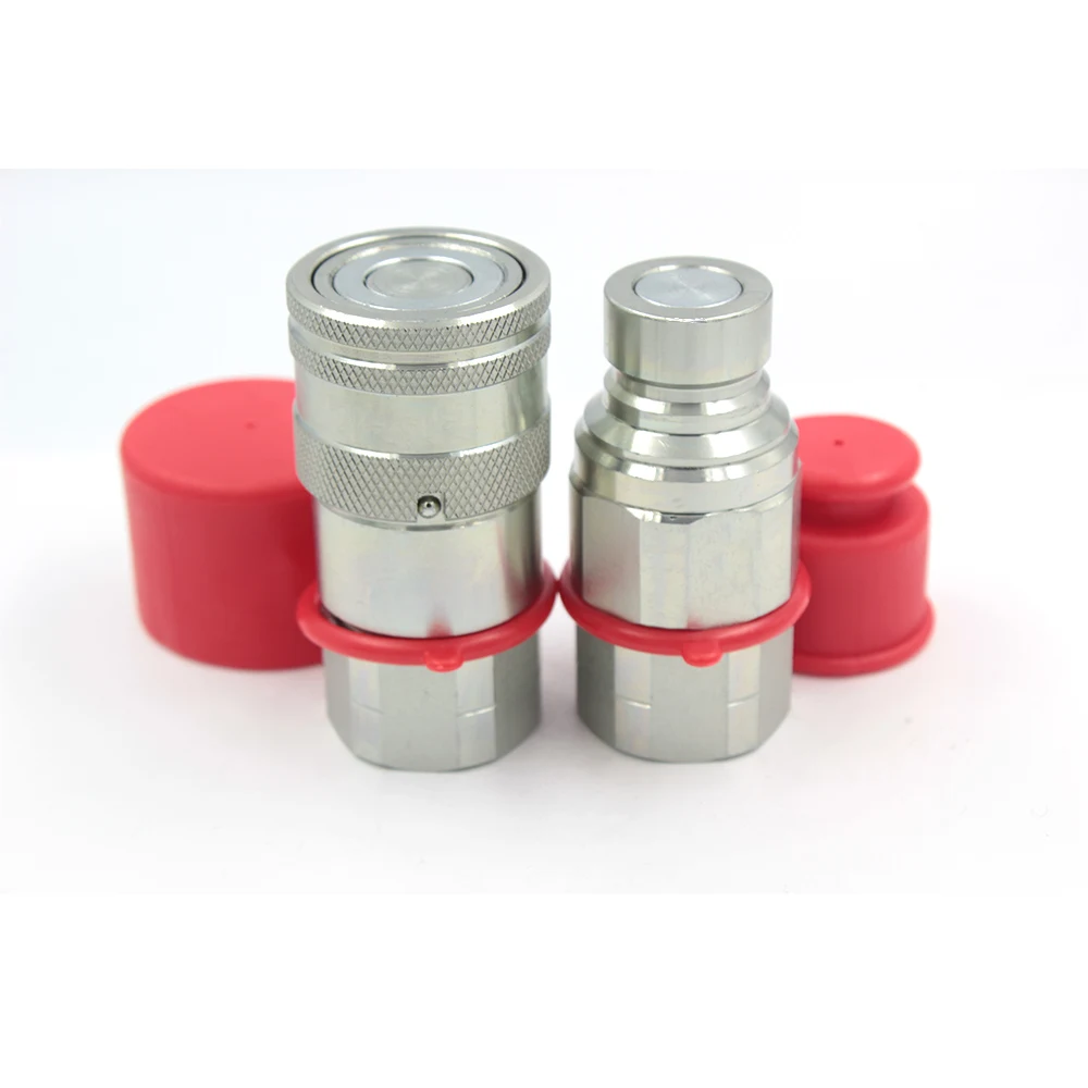 KZE-B 3/8 inch ball valve NPT/BSP Threaded locked type 10000PSI/700BAR high pressure hydraulic disconnect couplings for jack