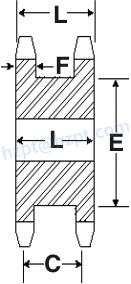 Double Single Metric Sprockets