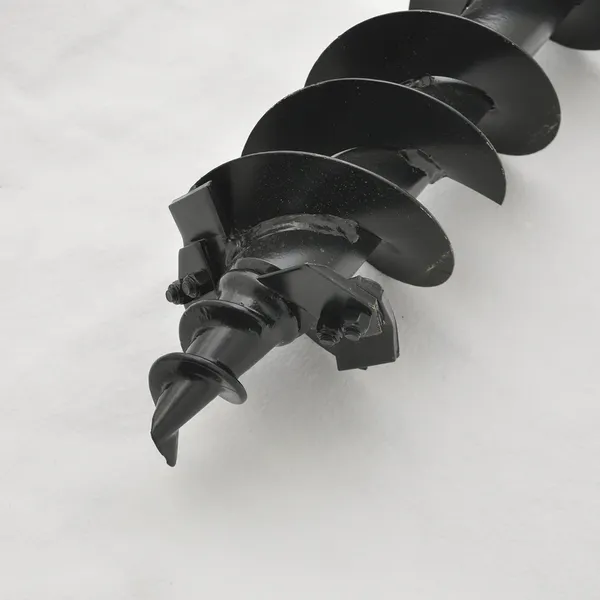 6 Inch Compact Post Hole Auger for Tractor 3 Point Post Hole Diggers with 2" Round Shaft