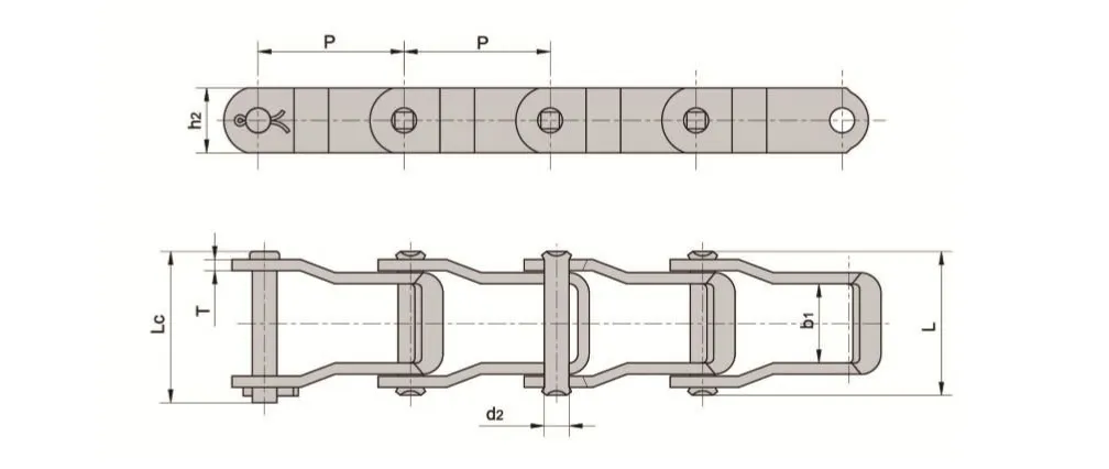 667K Steel Pintle Chain