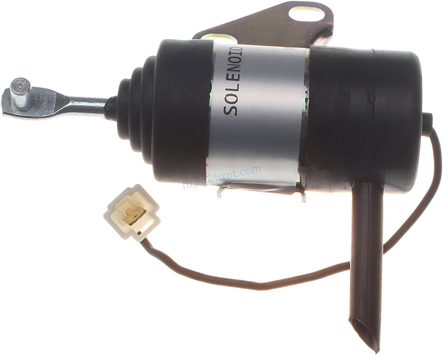 FridayParts 12V Stop Solenoid 16851-60014 1685160014 for Kubota RTV900 ZD18 ZD21 ZD221 ZD321 ZD323 BX2350D BX2360 BX24D BX25 G2160 TG1860 GR2100 GR2110 GR2120 GR2120B