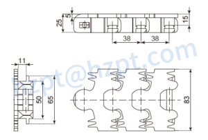Flexible Chains for 83A 83B 83C 103A 140A3 104A4 146A