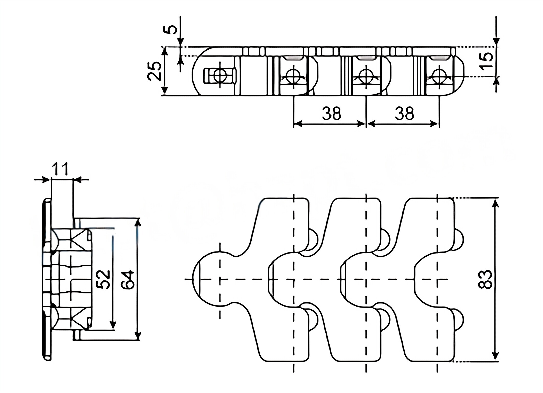 Flexible Chains for 83A 83B 83C 103A 140A3 104A4 146A