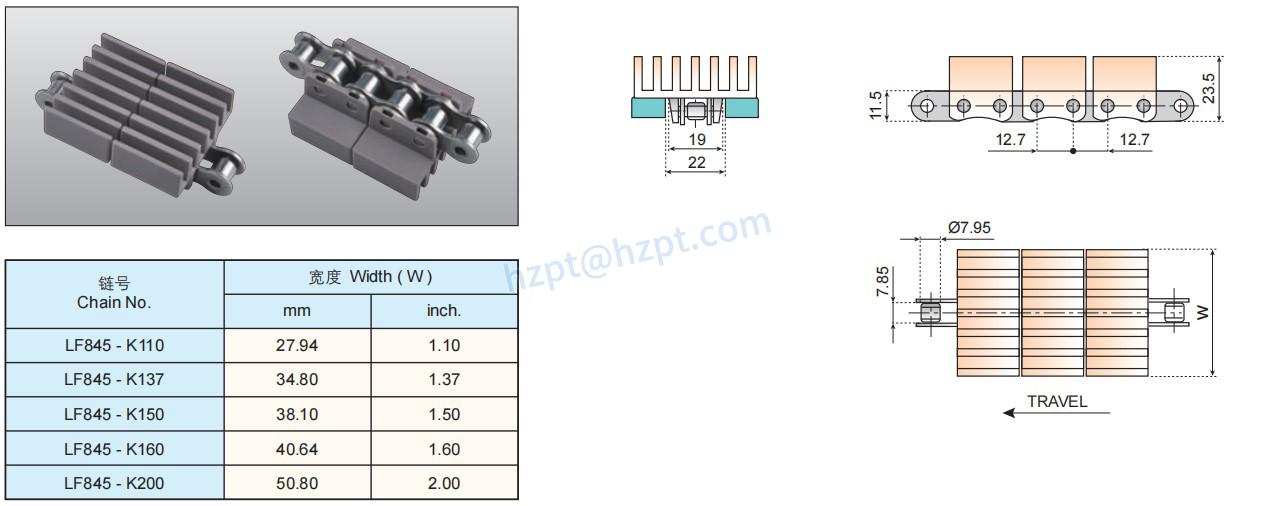 Plastic Conveyor Chains with Base Roller Chains