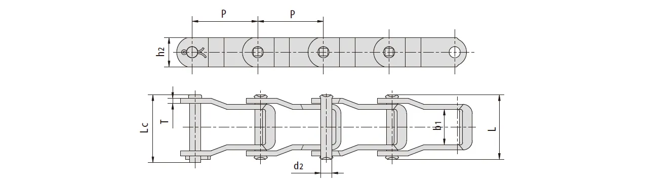 88K Steel Pintle Chain
