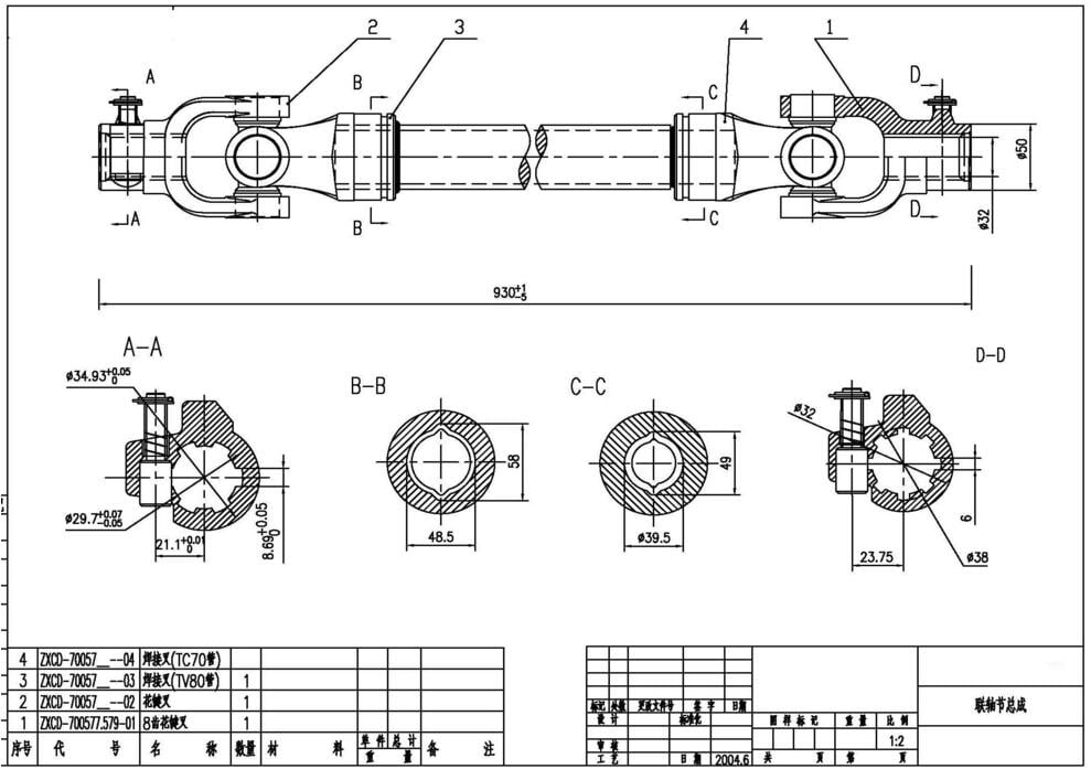 PTO Shaft Models