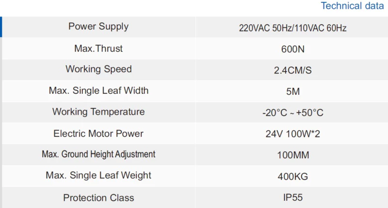 A01 swing gate opener Automatic Gate System for 400kg