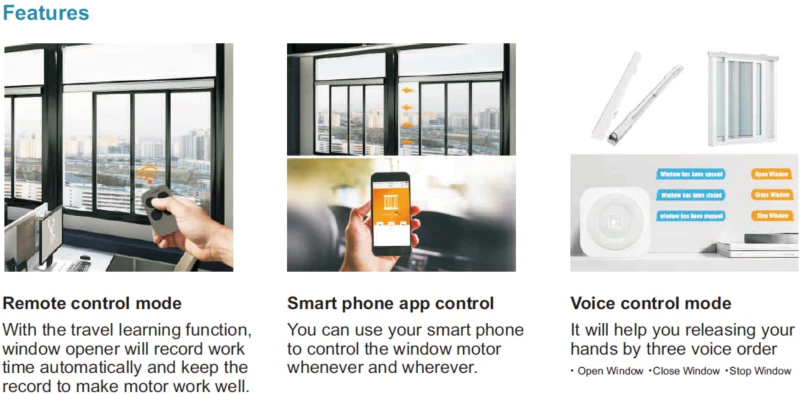 A2201-850 Automatic slide window opener with Insert Remote Controller