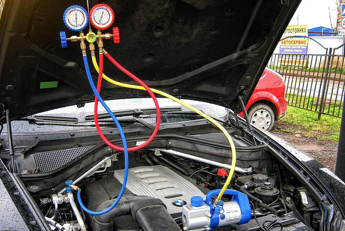 High Pressure Refrigerant Charging Hose TRH-1 for R134a R1234yf R410A R32 Refrigerants