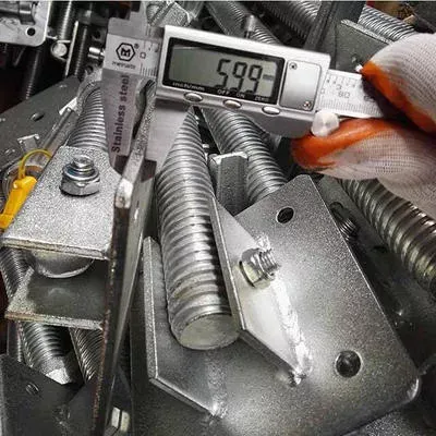 Adjustable Leveling Galvanized Screw Jack With Base Plate