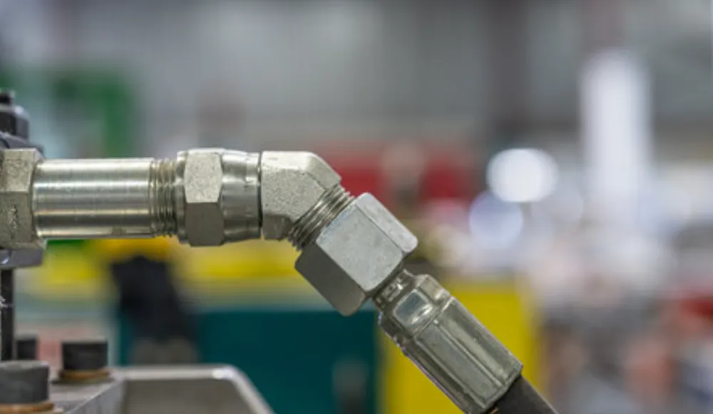 Adjustable Lock Nut 45°Elbow-VEE-R Hydraulic Fittings