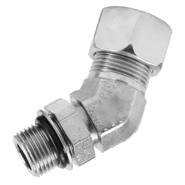 Adjustable Lock Nut 45°Elbow-VEE-R Hydraulic Fittings