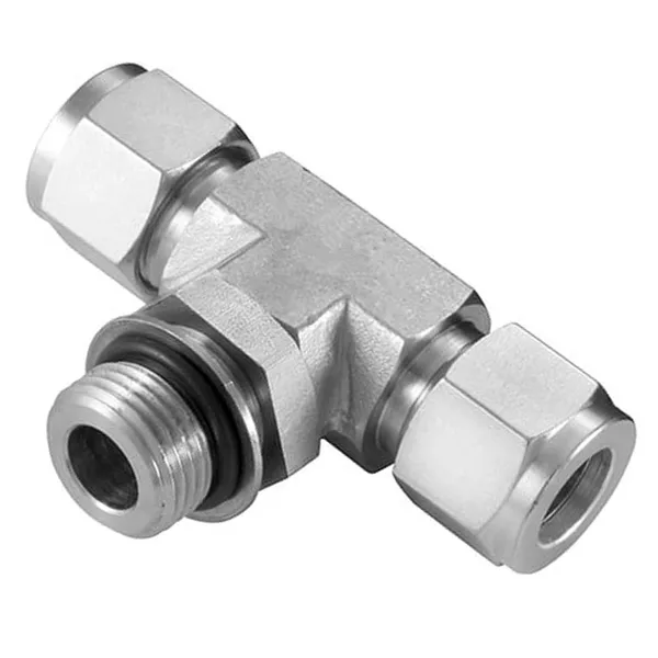 Adjustable Lock Nut Branch Tee-TEE-M Hydraulic Fittings