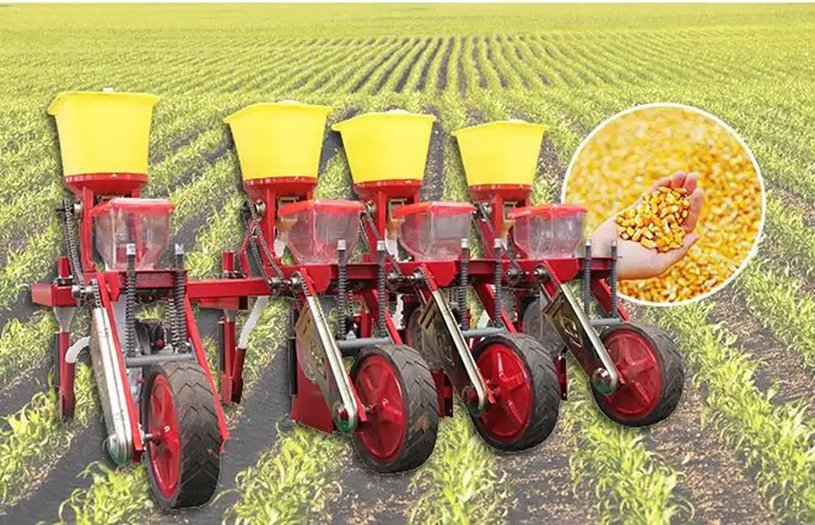 Farm Zero Tillage 3 Point Hitch Corn Seed Planter with Fertilizer